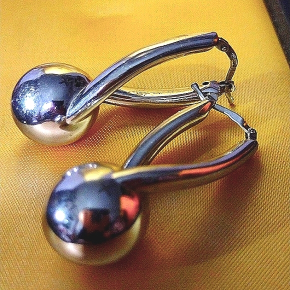 Patrick Mavros Fine London Luxury House Collection Sterling Silver Earrings 12mm - Picture 7 of 12